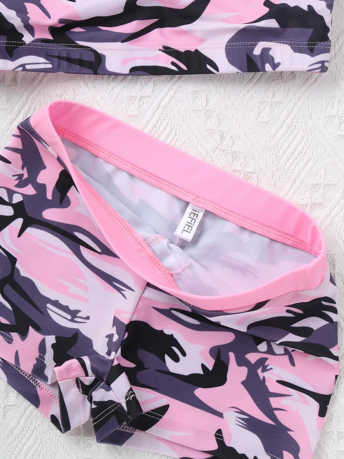 Kids Girls 2Pcs Swimsuit Summer Sleeveless Tanks Bra Crop Top With Shorts Bottoms Set Dance Yoga Sports Suit Gymnastics Outfits