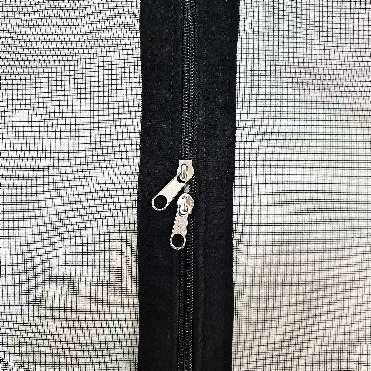 Self-adhesive zipper mosquito net,anti-mosquito net anti-mosquito window screen customized mosquitera,Mosquito nets for windows