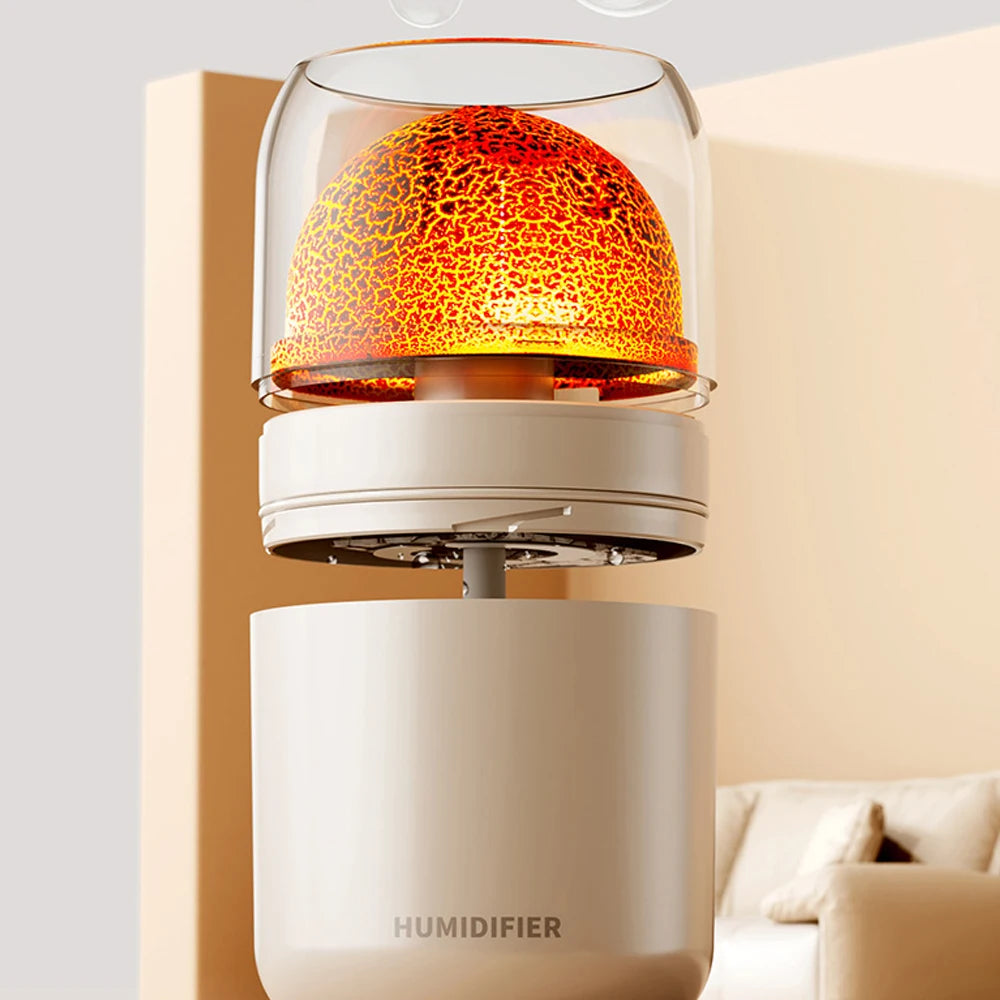 Volcano Modelling Humidifier USB Home Ambient Light Humidifier Car Aromatherapy Machine Desktop Aromatherapy Oil Humidifier