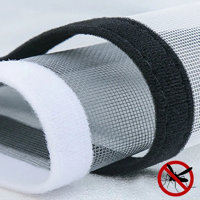 Self-adhesive zipper mosquito net,anti-mosquito net anti-mosquito window screen customized mosquitera,Mosquito nets for windows