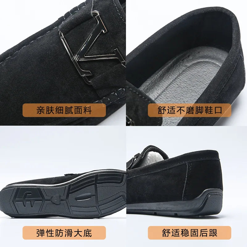 Mens Shoes Male Men's Men Sneakers Shoes for Men Luxury Designer Flat Flats Man Loafers Men Suede Man Shoes