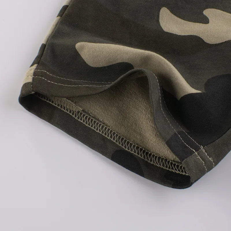Kids Clothes Set For Baby Boys Camouflage Tops Pants 2PCS Short Sleeve Cotton Costume Tracksuit Outfits Set 2024 Summer