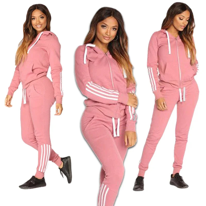 Women's Tracksuit Casual 2 Piece Sets Women Outfit Daily Fashion Jogging Comfortable Woman Pant Sets 2024 New Versatile Matching