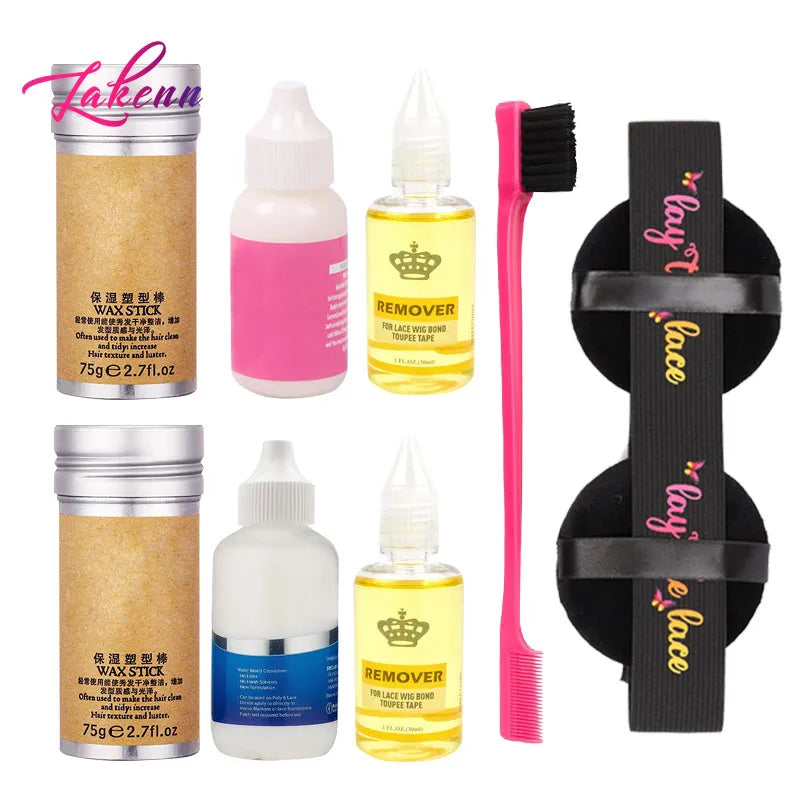 Wax Stick Hair Lace Wig Glue Waterproof Glue Remover For Wigs Wig Band For Wig Wig Installation Kit Set Wig Accessories hair wax