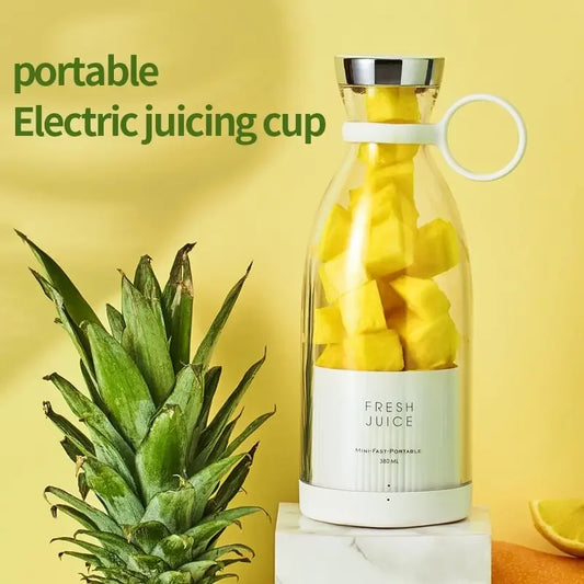 Rechargeable Mixers Fresh Fruit Juicers Blue/Pink Usb Portable Juice Bottle Mini Fast Electric Blender Smoothie Ice Maker New