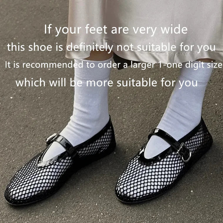 Summer Mesh Hollow Sandals Women Flats Shallow 2024 New Beach Shoes Comfort Retro Female  Flat shoes